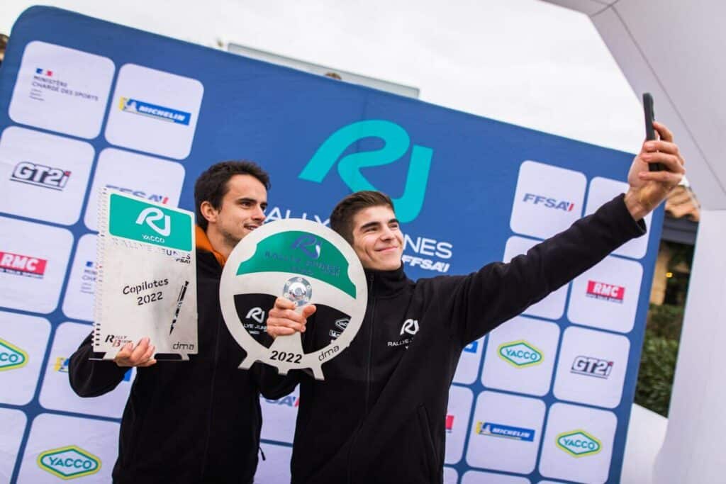 À l’issue de la finale organisée du 6 au 8 décembre dans le Gard, Maxence POTARD (pilote) et Pierre DELORME (copilote) remportent Rallye Jeunes Yacco FFSA.